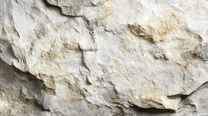 Naklejka premium A close-up of the rough texture on white stone