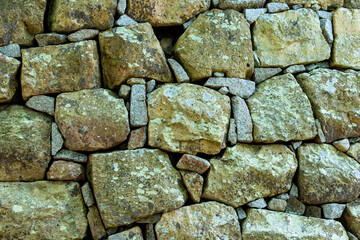 古い石垣の表面
