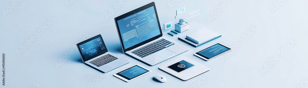 Poster developer testing website responsiveness on multiple devices, cross-browser compatibility, user expe