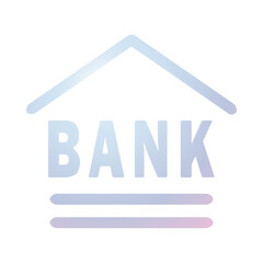 Bank icon template