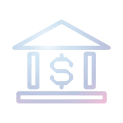 Bank icon template