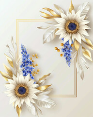 floral greeting borders