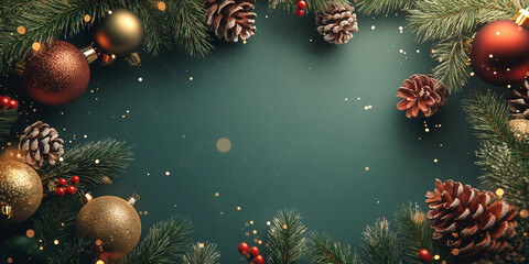 Christmas Tree illustration background. Happy new year backdrop.