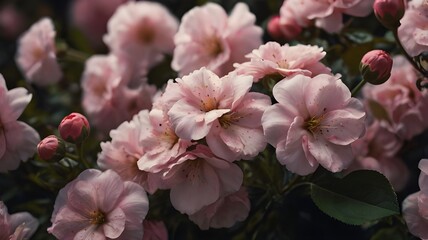 pink and white magnolia
