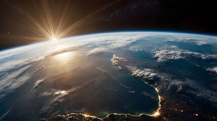 Earth in space