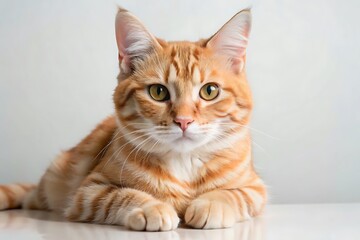 Obraz premium Beautiful Cute Orange Cat
