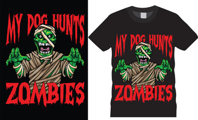 Grim Reaper with scythe my dog hunts ZOMBIE