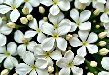 Naklejka premium plumeria flowers on the tree