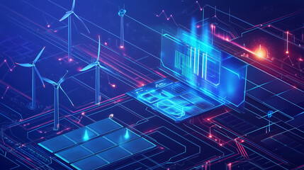Futuristic AI-Powered Energy Management System Optimizing Solar and Wind Power Generation for Sustainable and Efficient Energy Use