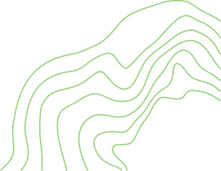 Topography Line Corner