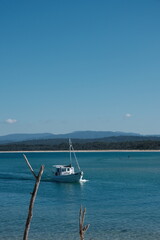 Fototapeta premium boats on the sea