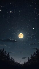 Fantastic View of Sky at Night