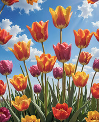 Colorful Tulips