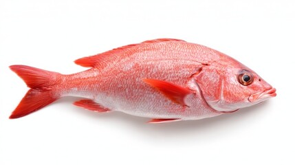 Vibrant red snapper fish