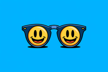 Fototapeta premium illustration of a cool looking sunglasses 