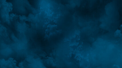 Obraz premium Dark blue watercolor background. Abstract dark blue watercolor background with space. 
