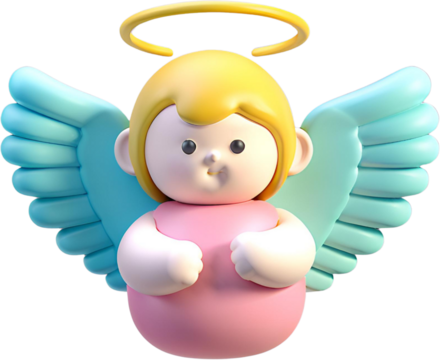 3D baby angel