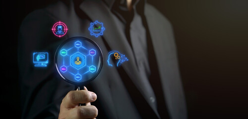 Skills concept. Business capabilities help professionals perform processes that increase a...