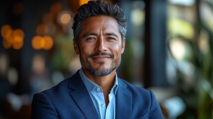Obraz premium Confident Handsome Businessman Portrait