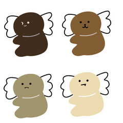 Cute Koala Vector | Various Expressions | Minimalist Design | 4 Vectors