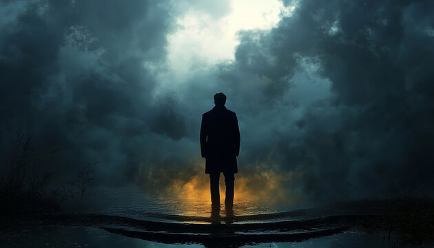 the image of a man in black
