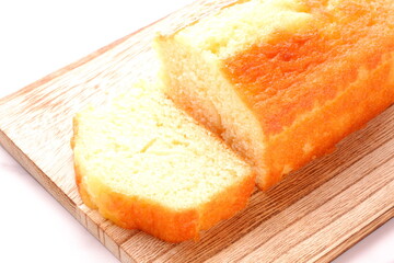 ふんわりしたパウンドケーキ