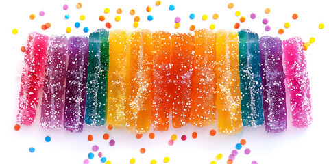 colorful abstract swirl with a gradient of colors from yellow to purple, set against a white background.

