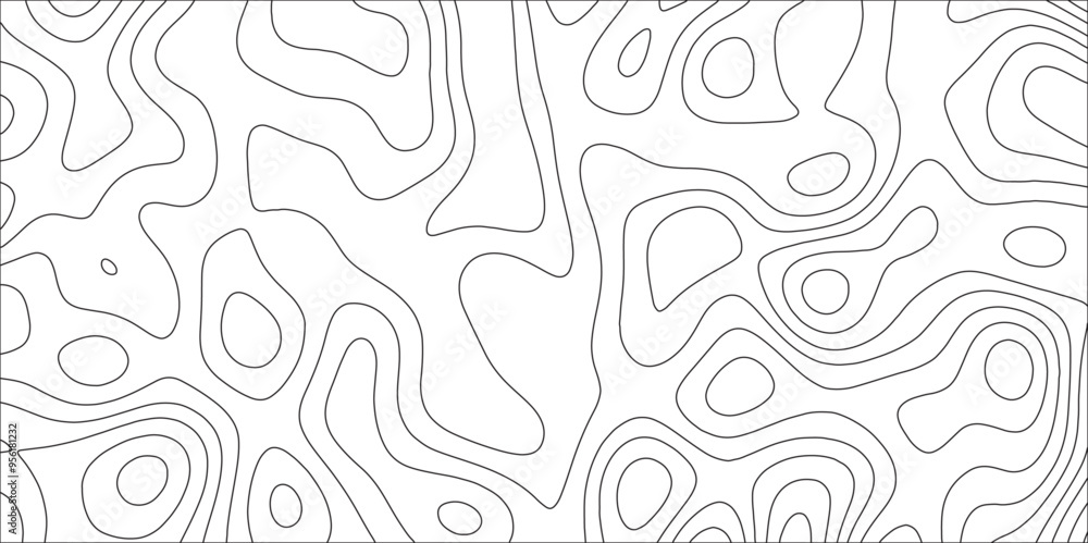 Aufkleber modern topographic map background geographic line map with elevation assignments. topographic canyon