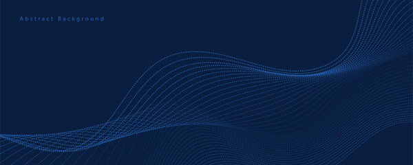 abstract blue wave background