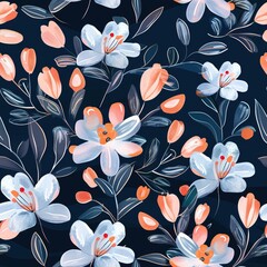 Beautiful floral pattern background texture