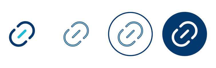 External link symbol icon vector. Link icon isolated on white background. Link vector icon. Hyperlink chain symbol