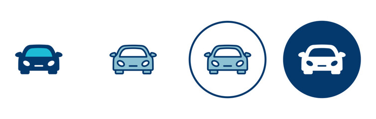 Obraz premium Car icon vector isolated on white background. Car icon vector.