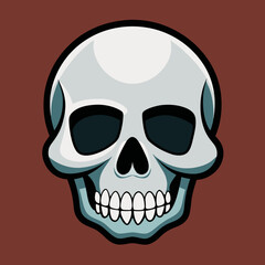 Fototapeta premium vector illustration of skull
