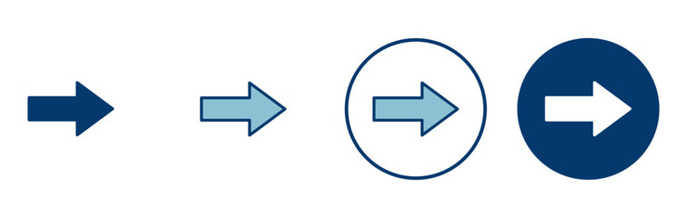 Arrow icon vector isolated on white background. Arrow symbol. Arrow vector icon