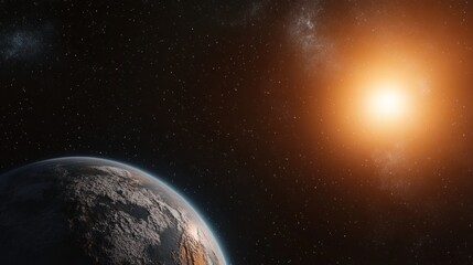 Naklejka premium A Distant Planet