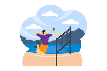 Sport Flat Design Illustration