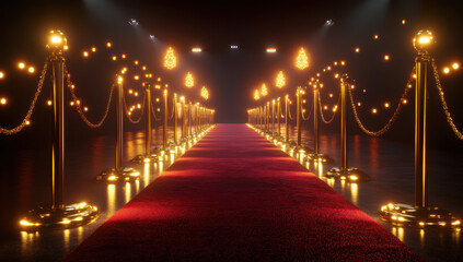 Red Carpet Entrance.