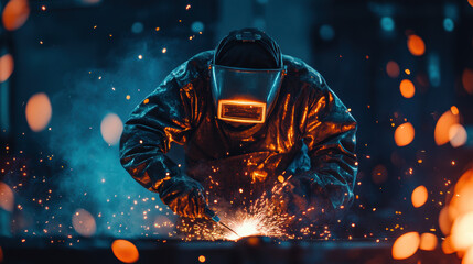 Welder at Work.