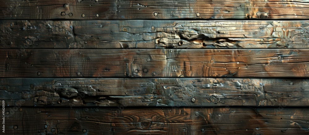 Poster background with an aged wooden texture providing copy space image