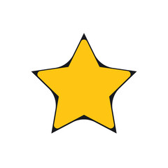 Obraz premium Star Logo Vector Template Icon