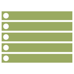 Obraz premium Green List Note