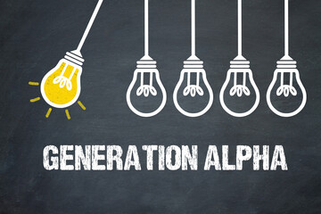 Fototapeta premium Generation Alpha 