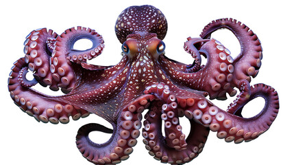 Obraz premium Octopus isolated on white