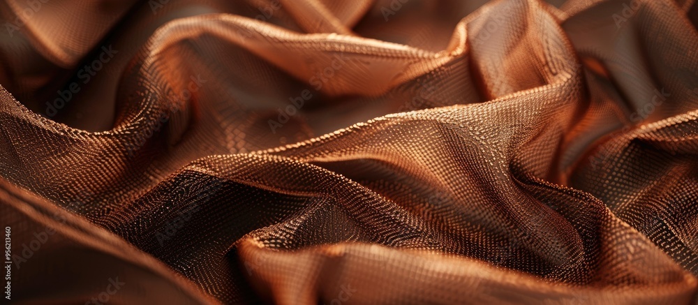 Poster capture a picture showcasing the intricate brown color textures within a design with a blank copy sp