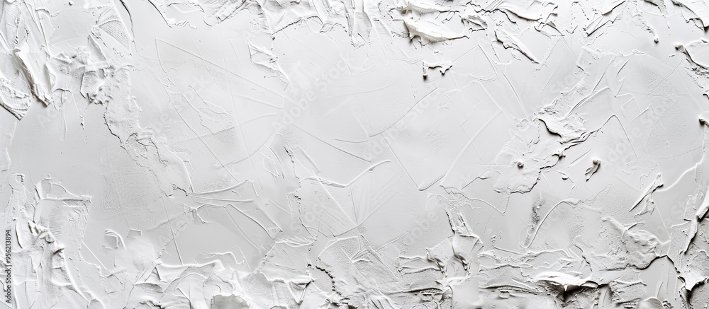Poster white abstract cement or concrete wall background with paper texture and empty copy space image