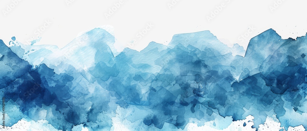 Poster a high-resolution, 4k watercolor background image with a sharp focus, ideal for digital projects.