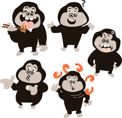 KingKong Cartoon Character