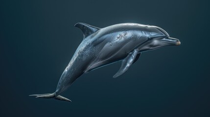 Obraz premium Atlantic Bottlenose Dolphin Tursiops truncatus