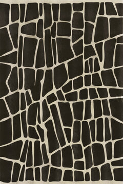 Seamless terrazzo pattern on texture background