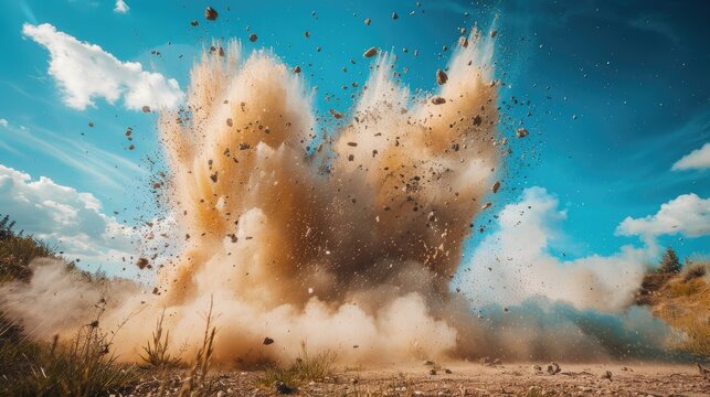 Tannerite explosion from gender reveal